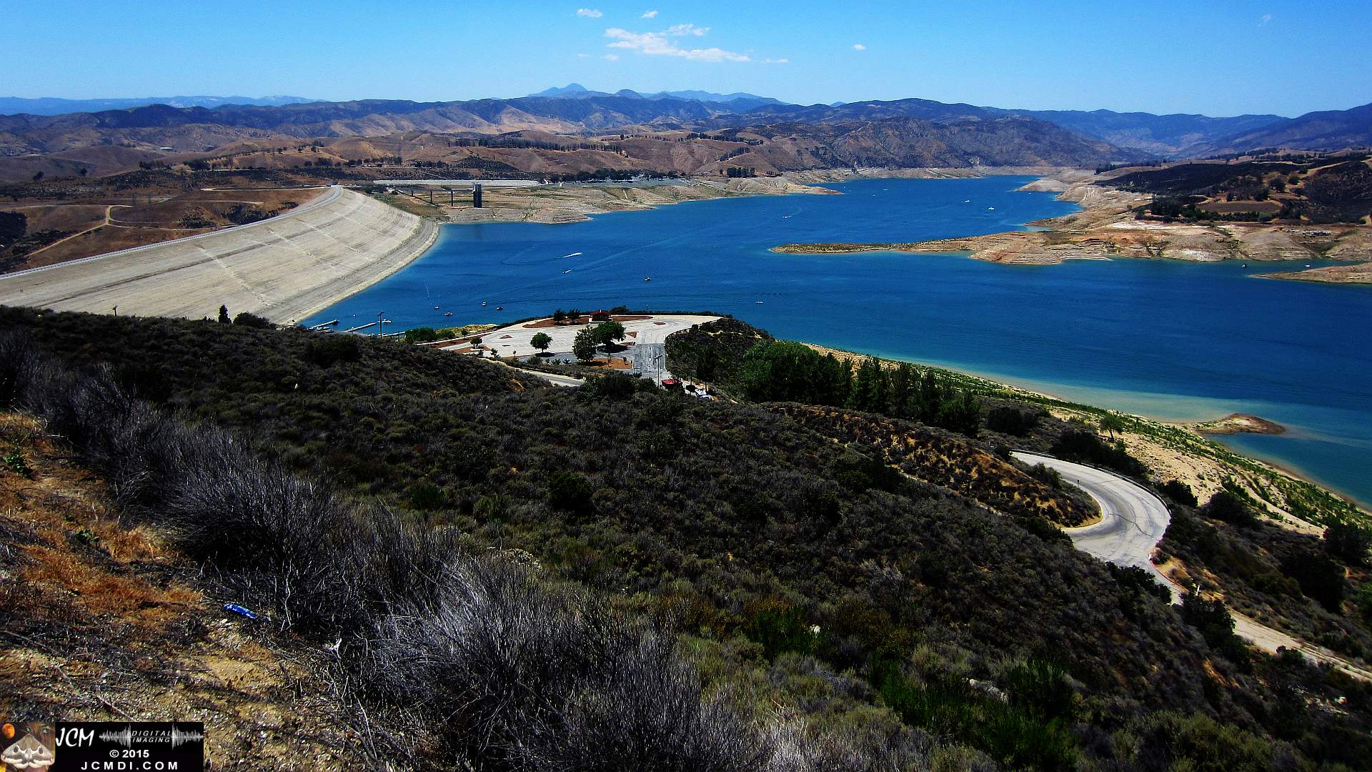 Castaic Lake low water level California drought June 14 2015 jcmdi.com